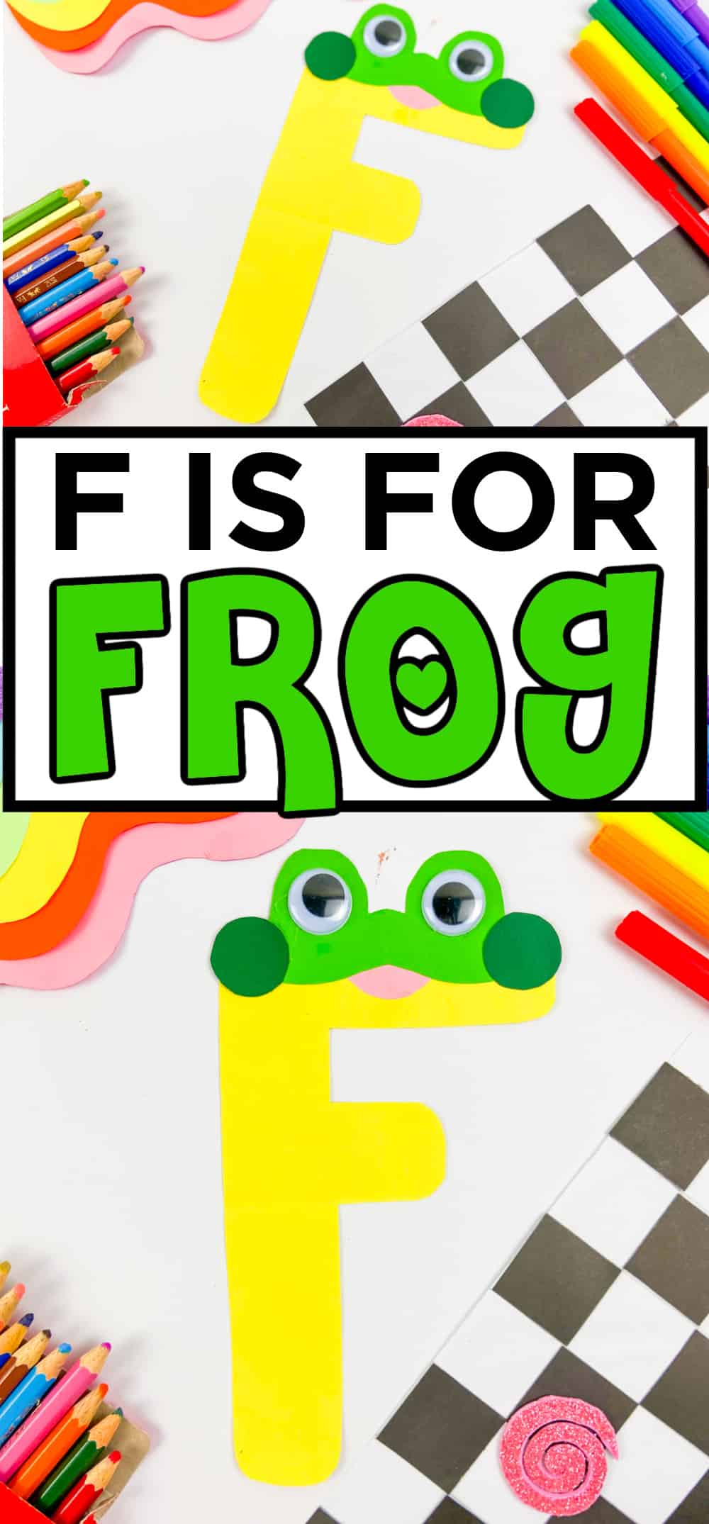 f is for frog printable