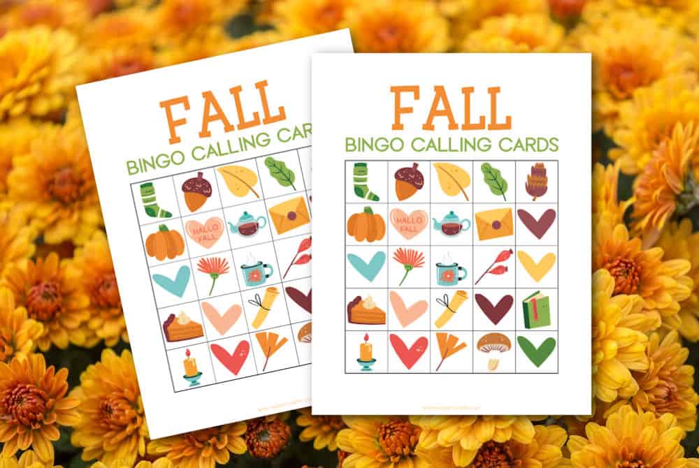 fall bingo game