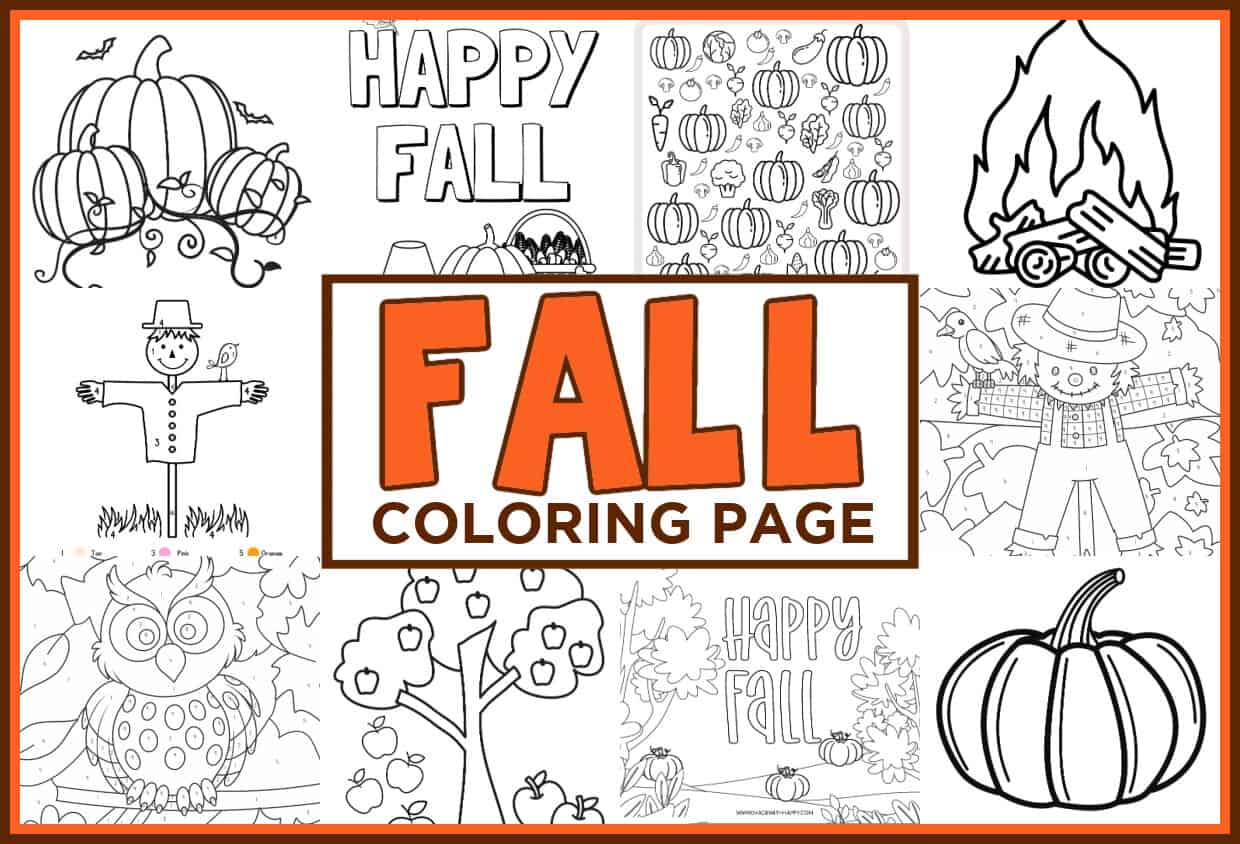 Fall Coloring Pages