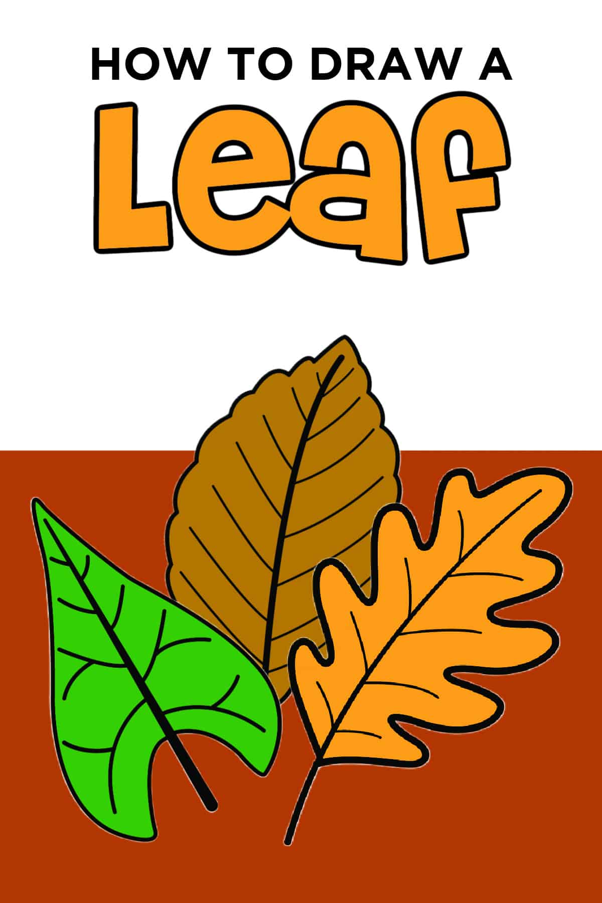 7 Easy How To Draw A Leaf Step By Step Tutorials Made With HAPPY 7 Easy How To Draw A Leaf Step By Step Tutorials Made With HAPPY