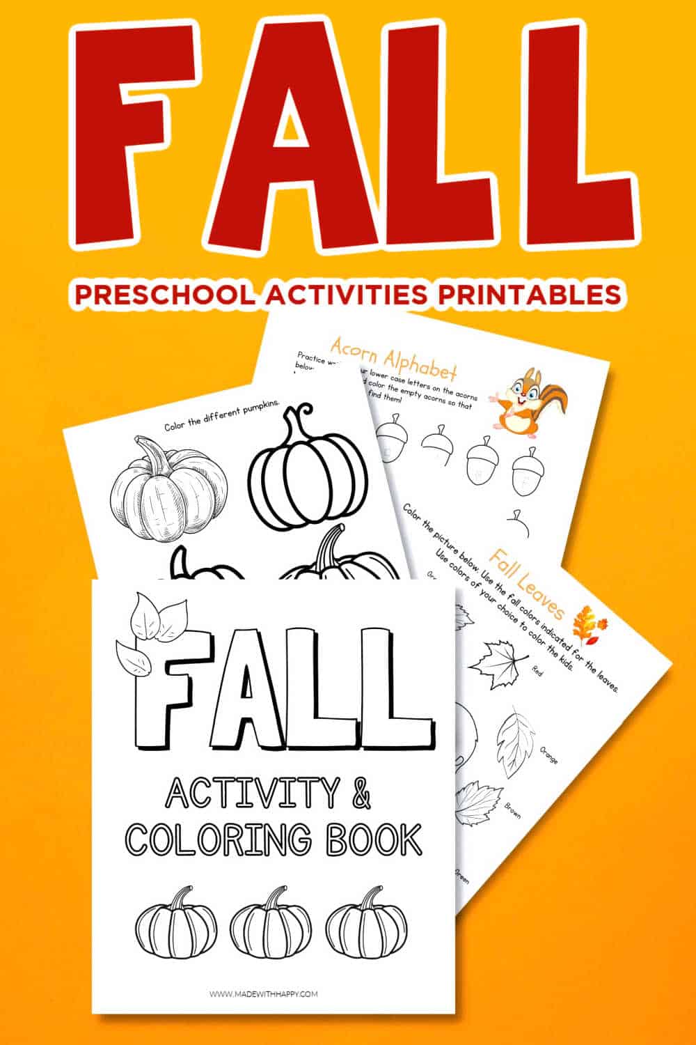 Fall Preschool Activities