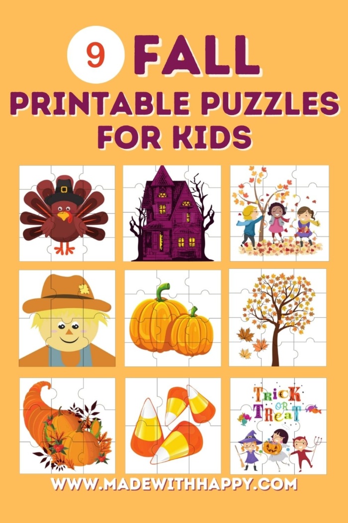 fall puzzles printable