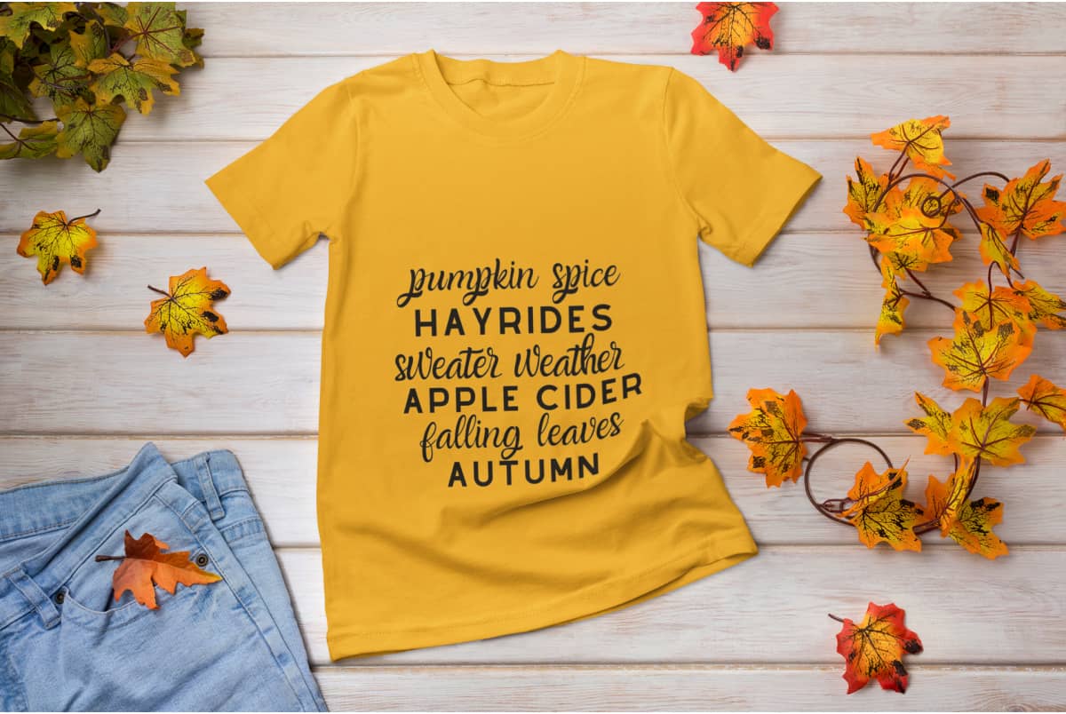 fall shirt designs