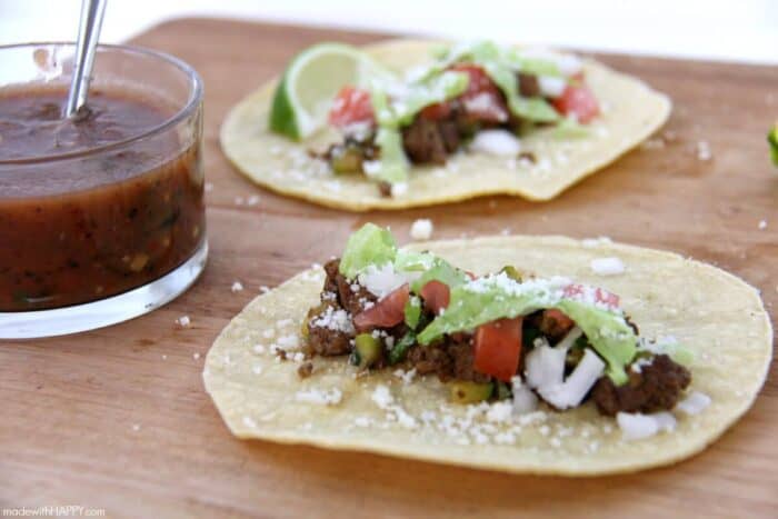 The Best Taco Recipe | Family Taco Night | Top Tips for Cooking on a Budget | Make your grocery dollar stretch | www.madewithHAPPY.com | #TODAYFoodClub AD