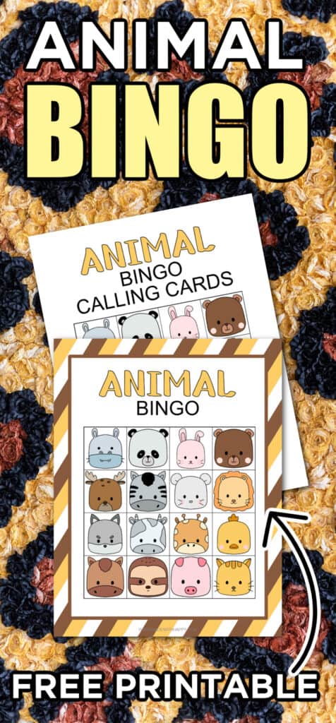 Free Printable Animal Bingo - Made with HAPPY