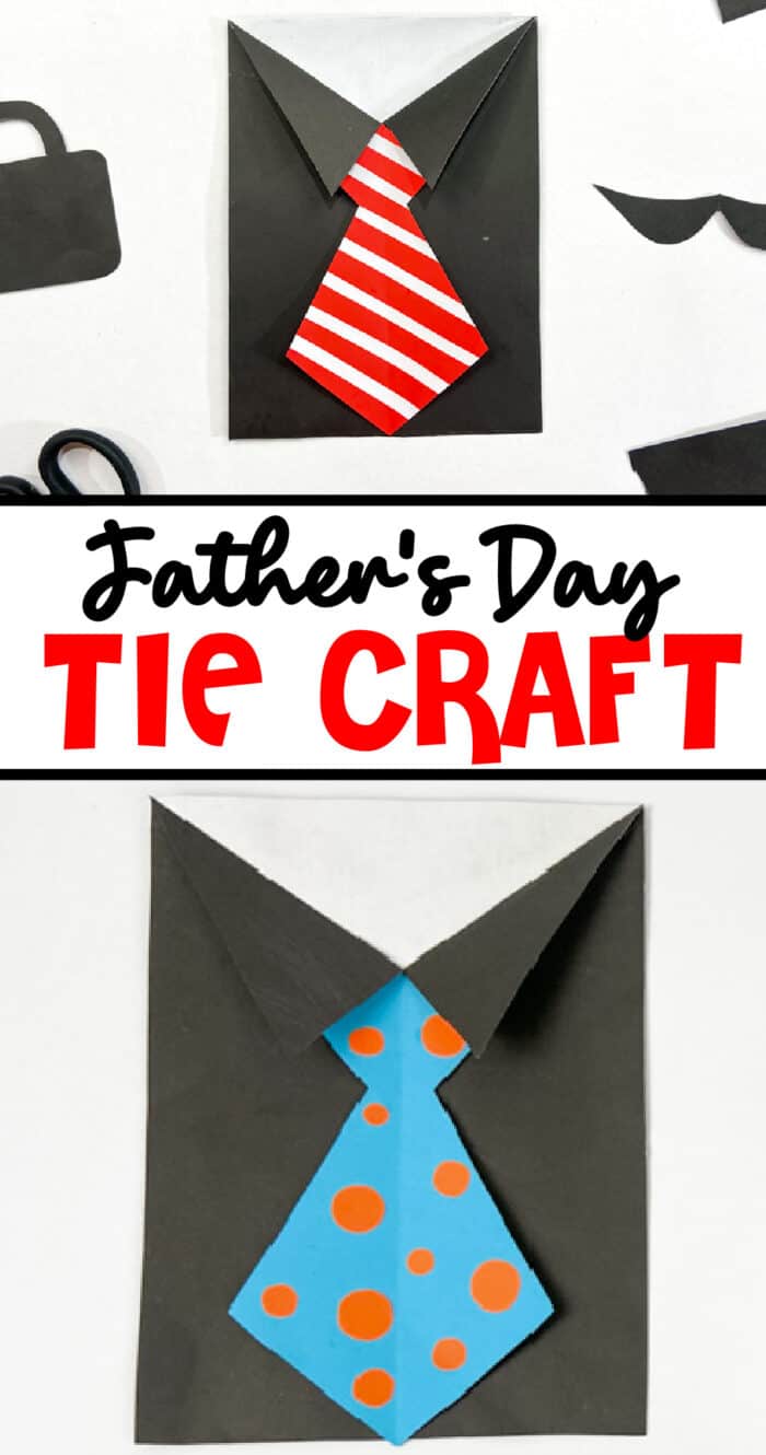 Father's Day Tie Craft For Preschoolers
