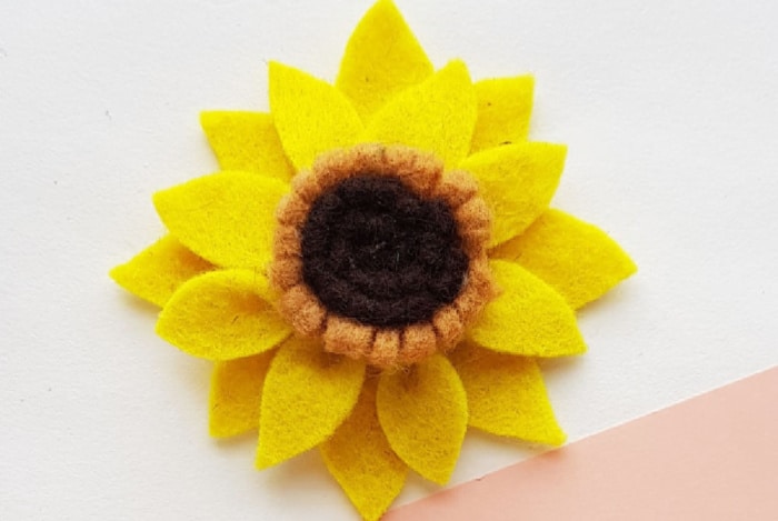 Felt Sunflower