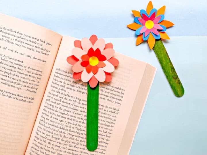 flower bookmark