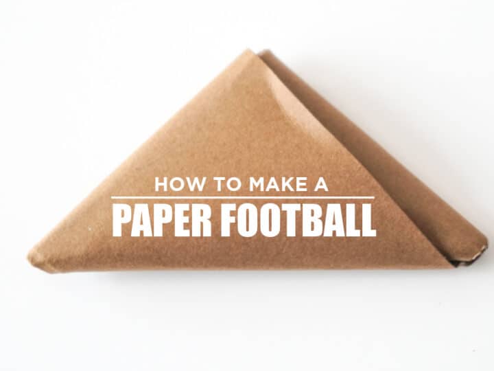 folding paper football