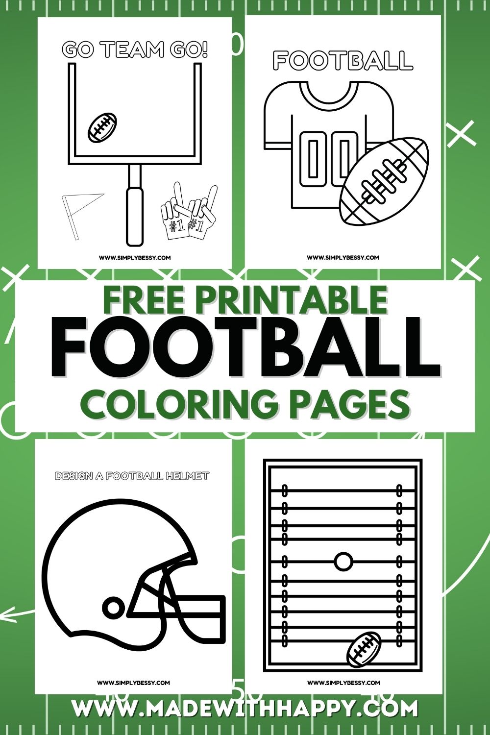 football helmet coloring pages