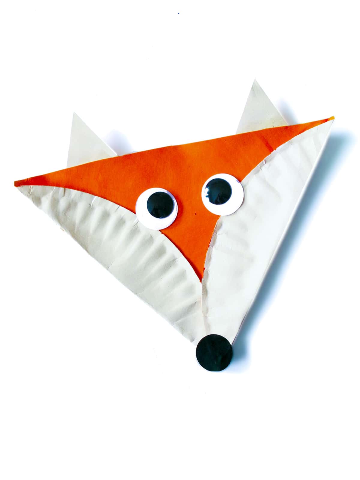 fox paper plate craft
