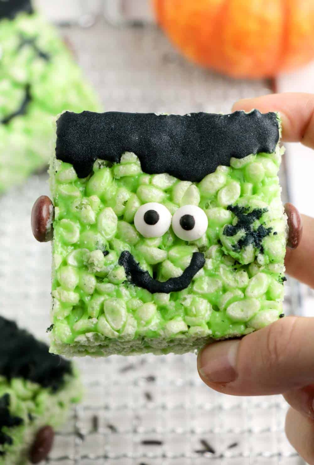 Frankenstein rice Krispie