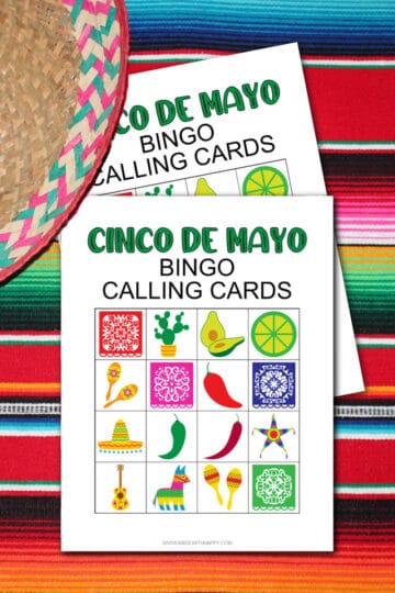 Cinco De Mayo Bingo Game - Made with HAPPY