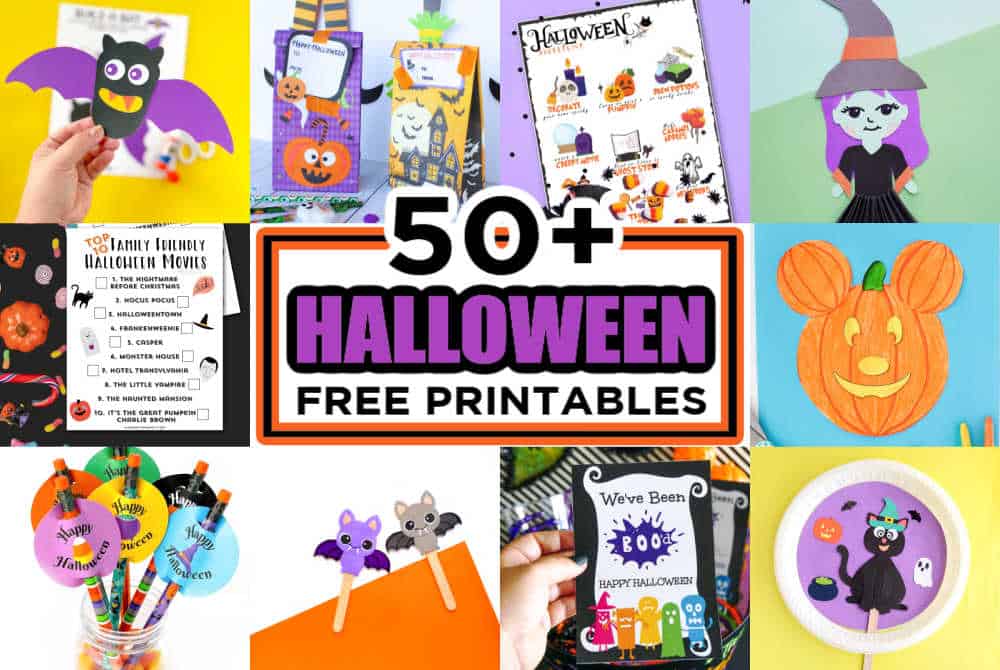 50+ Halloween Free Printables - Made with HAPPY