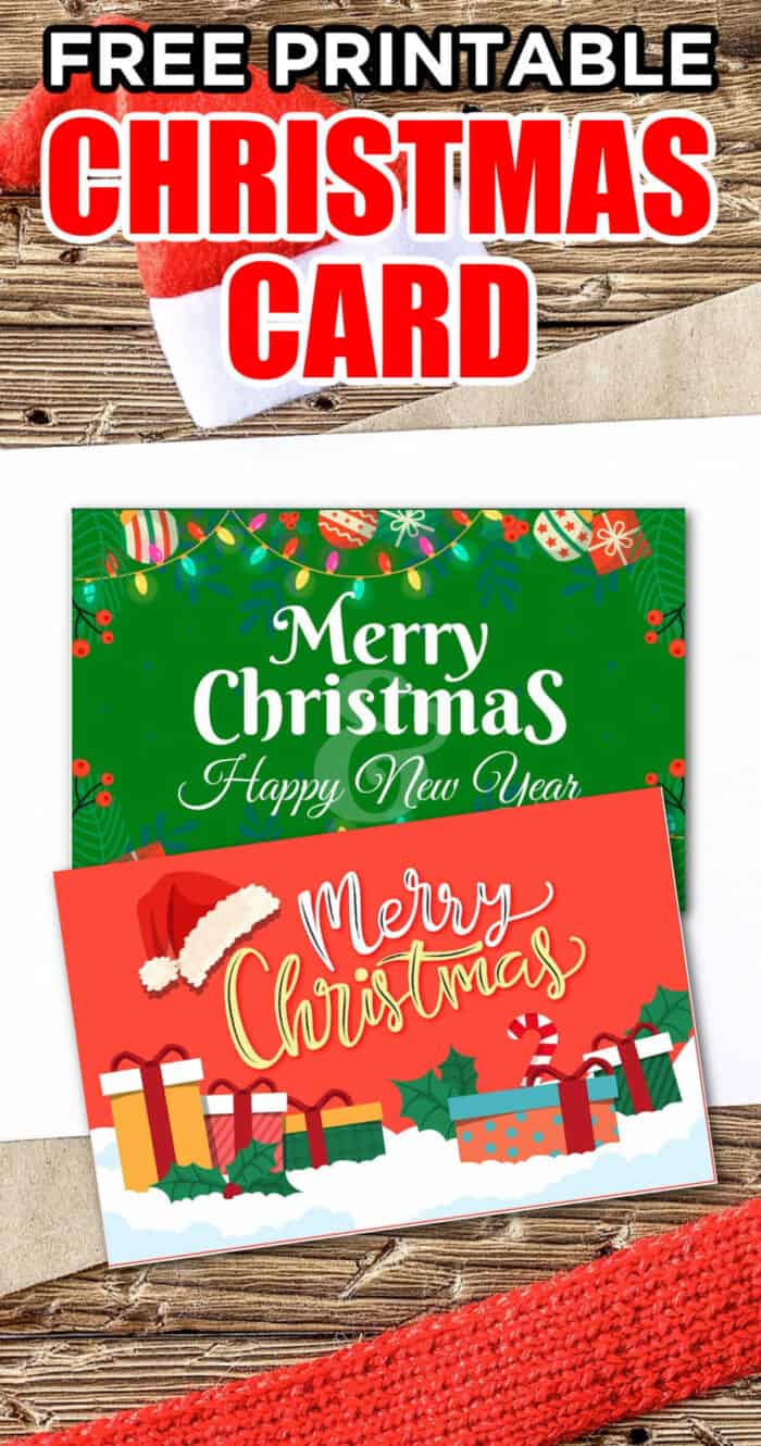 Free Printable Christmas Card