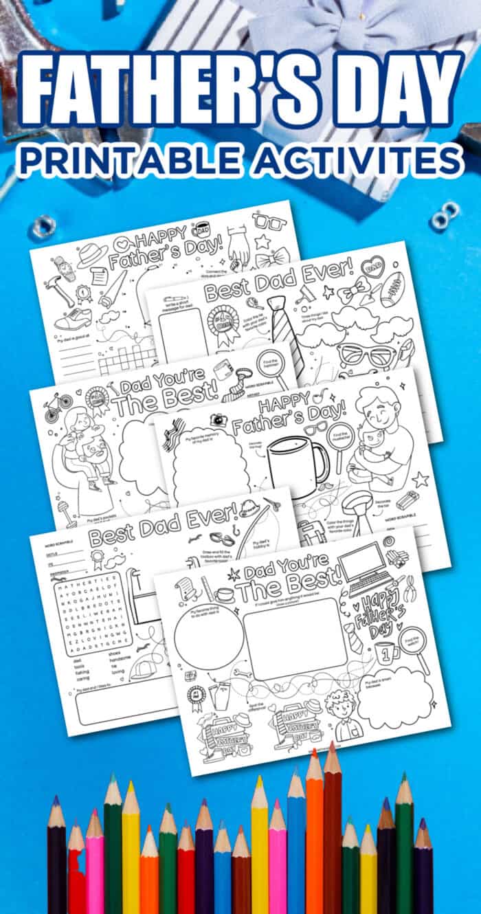 Free Printable Father's Day Activities For Preschoolers