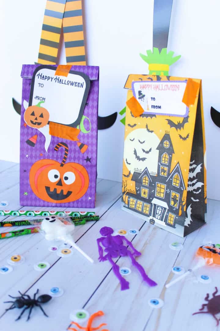 Free Printable Halloween Gift Tags - Made with HAPPY