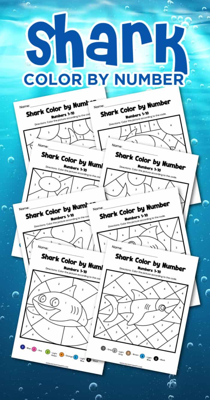 free printable shark activities