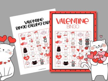 free printable valentines bingo