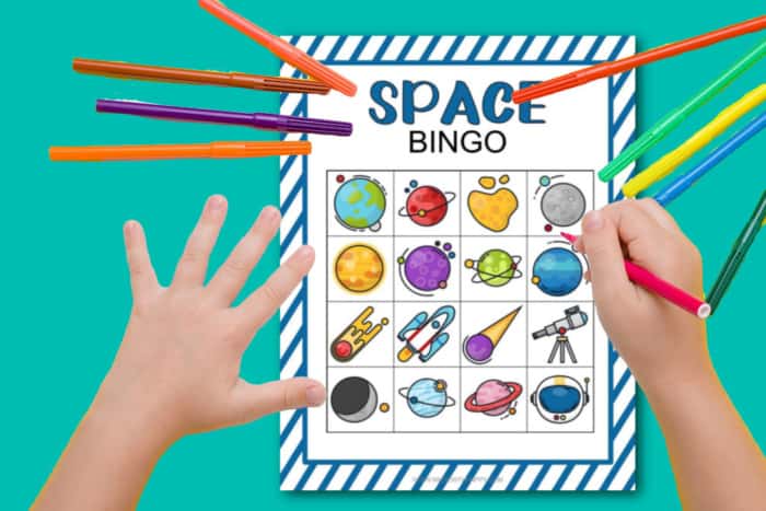 free space bingo game for kids