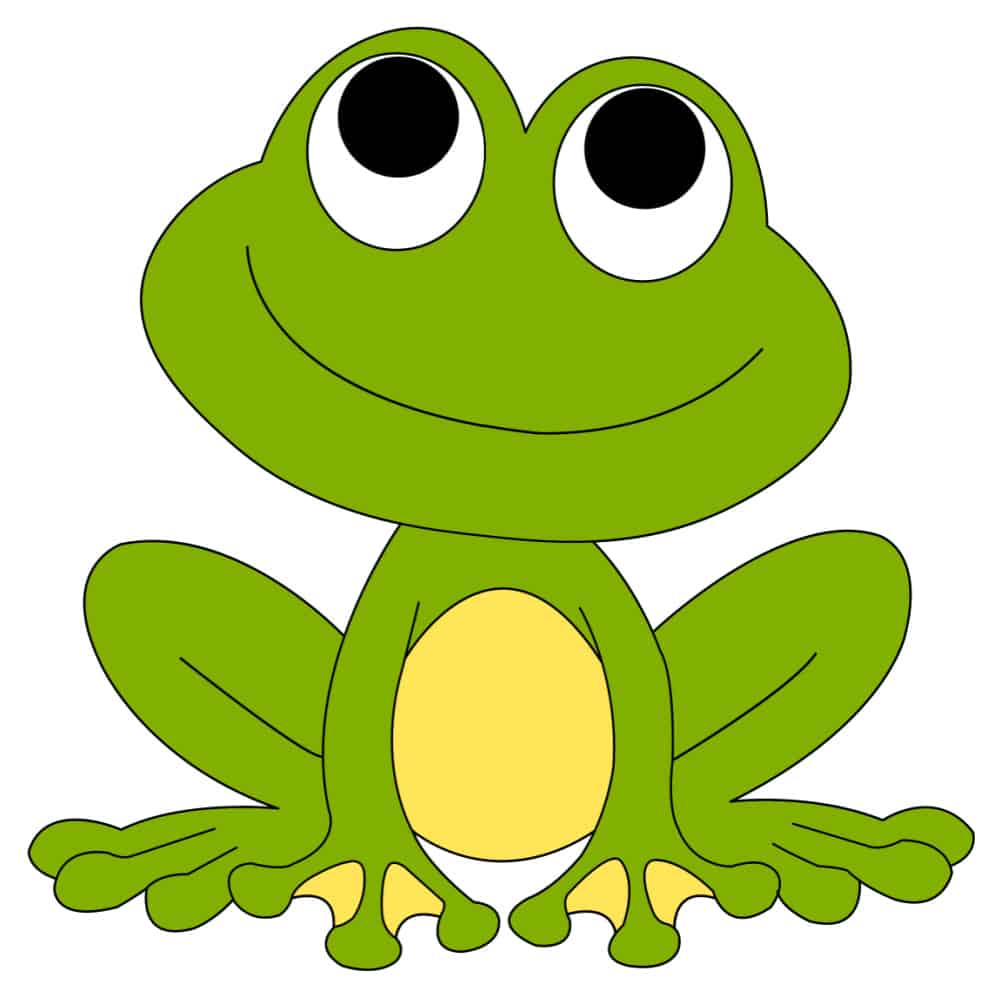 How to Draw a Frog Easy Step By Step - Made with HAPPY