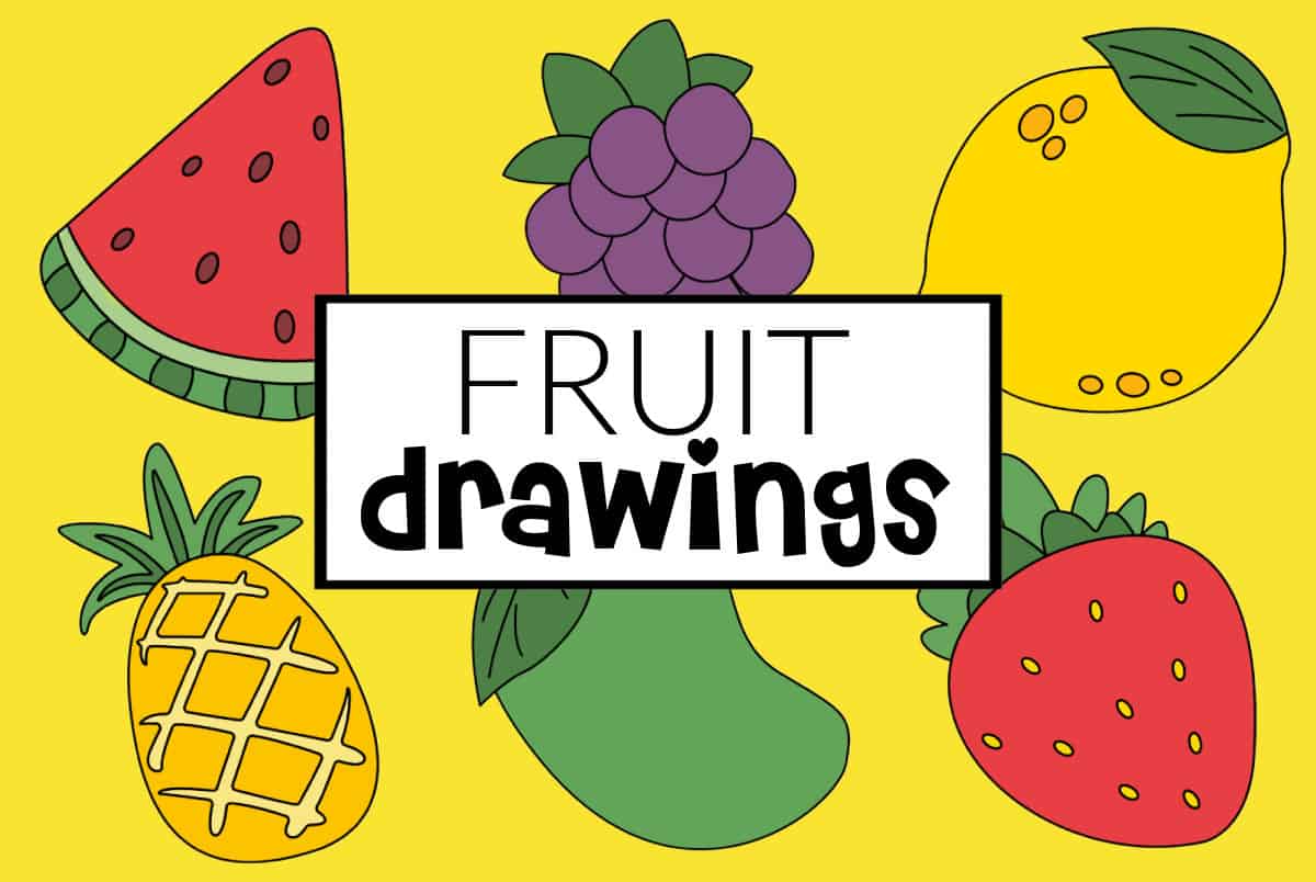 Fruits coloring pages - a set of free printable drawings for kids-saigonsouth.com.vn