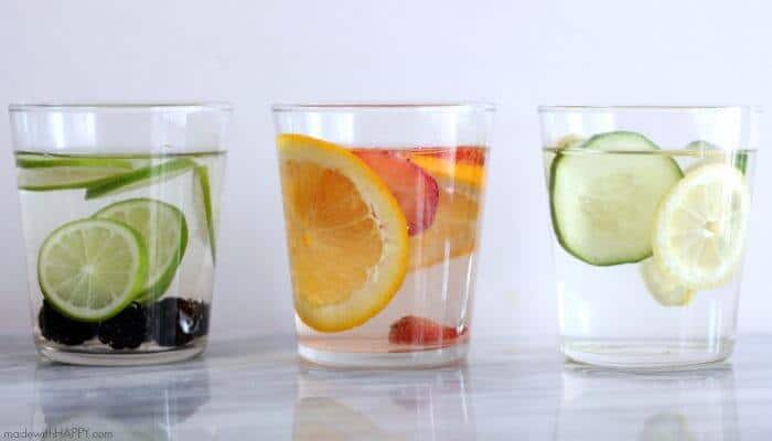 Fruit Infused water | Lemon Cucumber Water | Lime Blackberry Water | Strawberry Orange Water | Water Detox | Britta Water Filter | www.madewithHAPPY.com