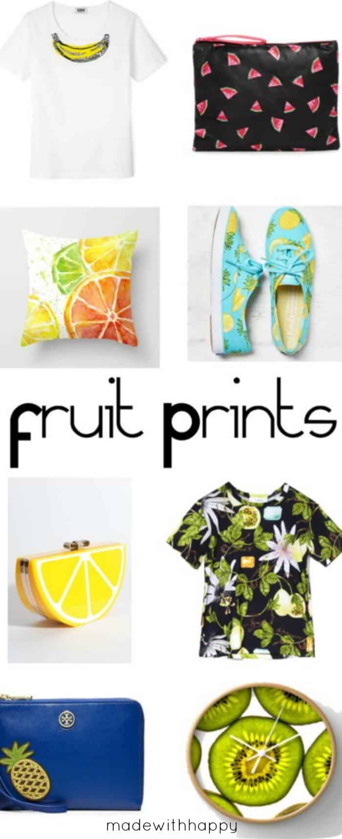 Fruit Prints | Home, Accessories, Decor | www.madewithHAPPY.com