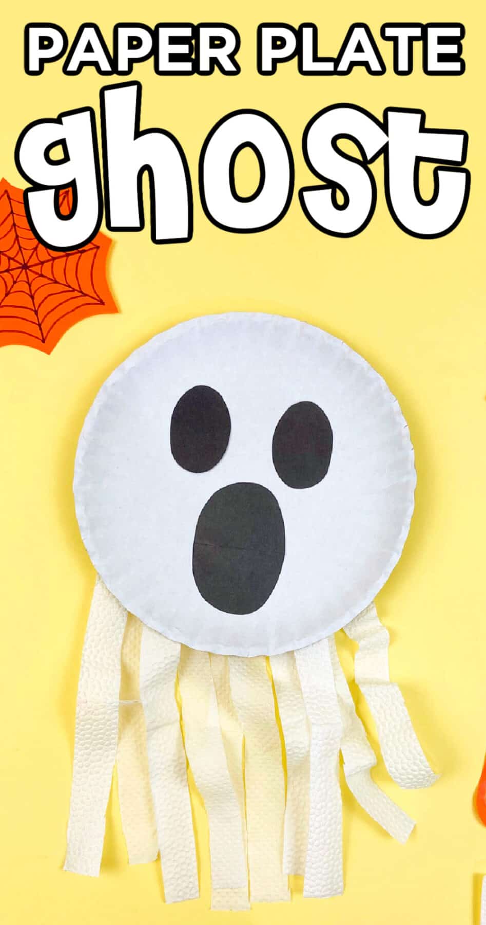 ghost craft paper plate