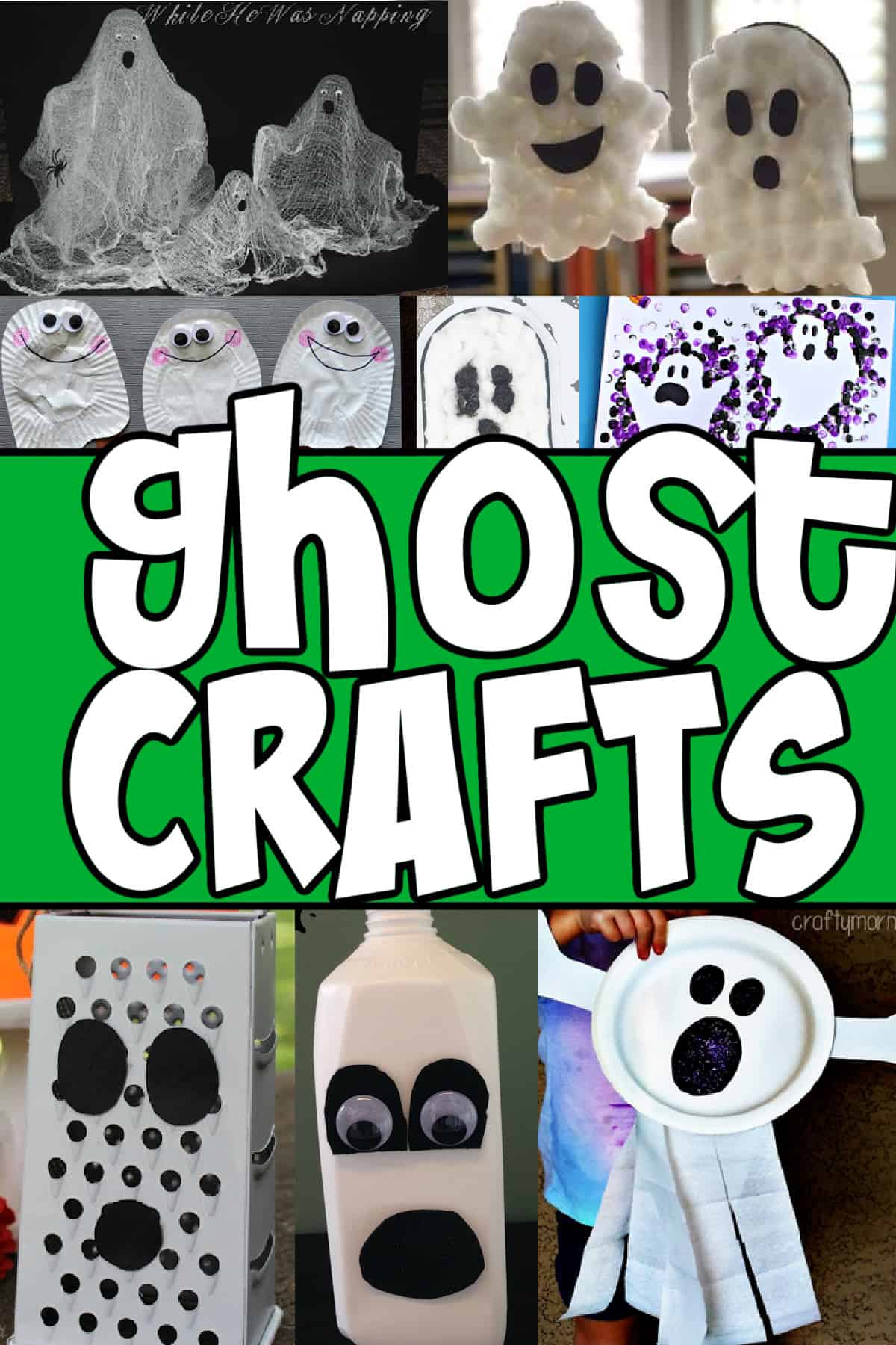 Puffy Paint Ghost Craft Idea