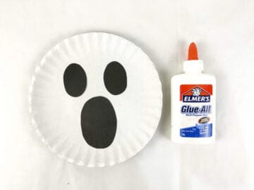Fun Paper Plate Ghost Craft For Halloween - Made with HAPPY
