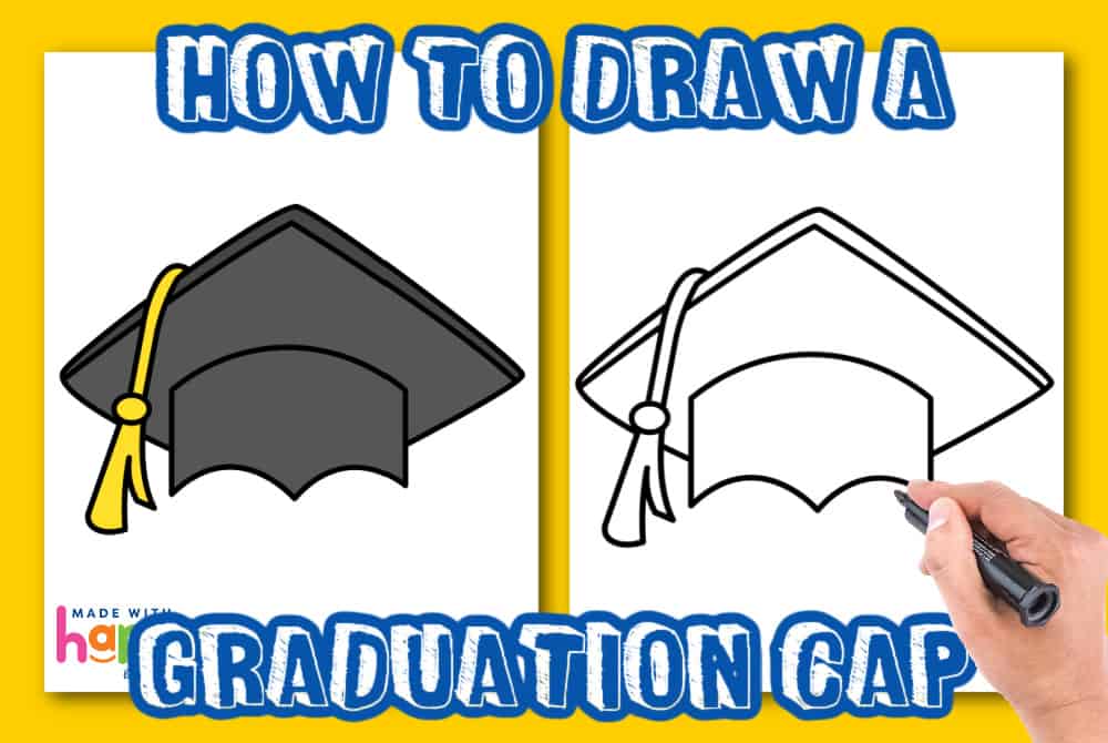 Graduation Cap Drawing