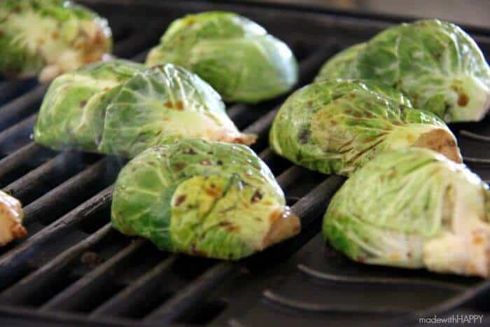Brussel Sprout Appetizers | Grilled Brussel Sprouts Recipe | www.madewithHAPPY.com