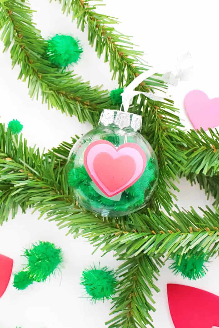 Grinch Growing Heart Ornament