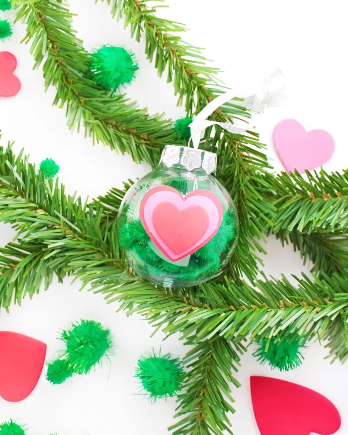 the grinch growing heart ornament craft