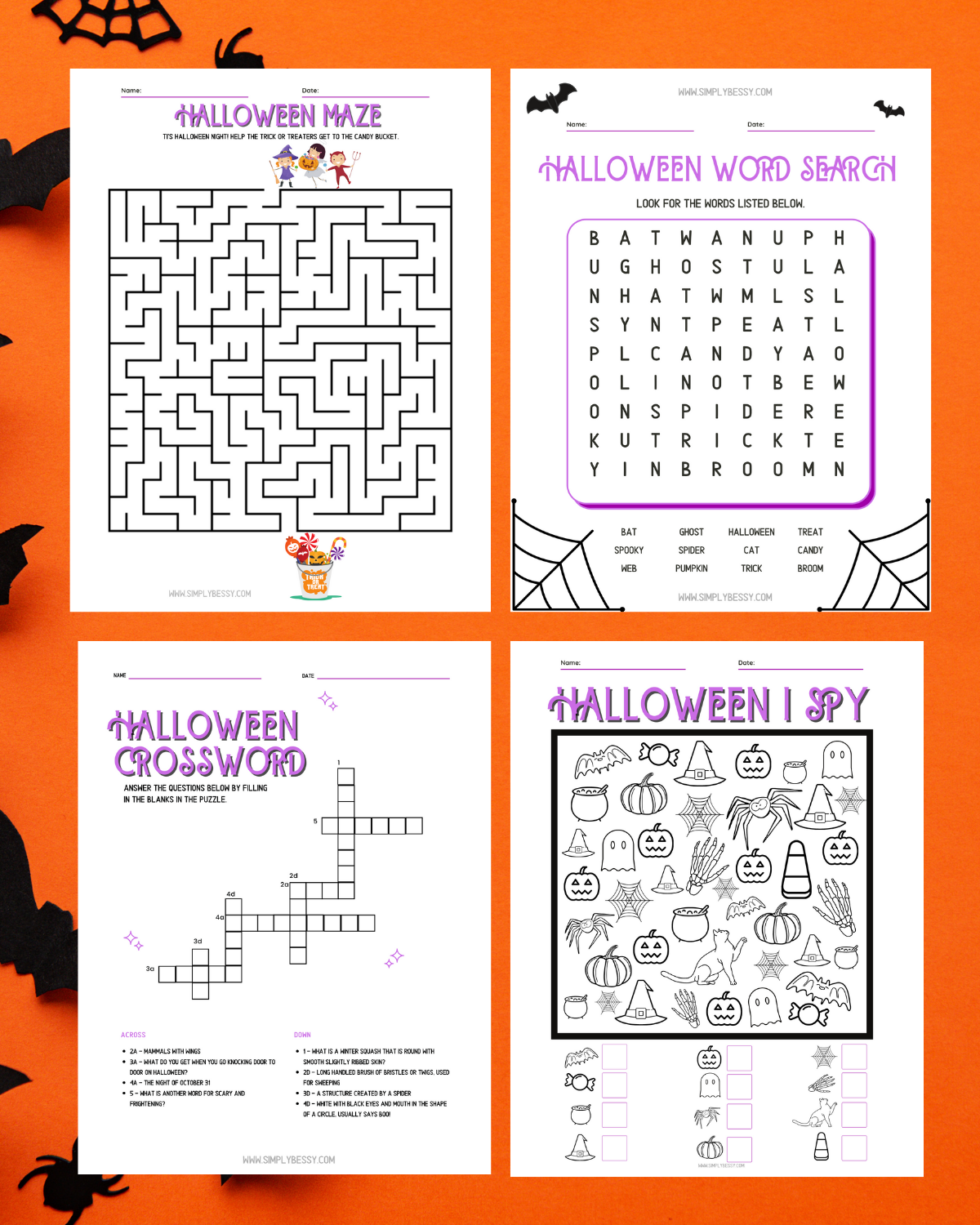 halloween printables