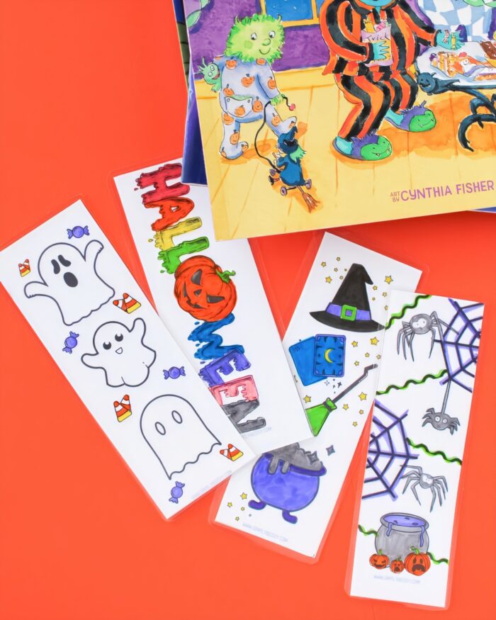 halloween boookmarks