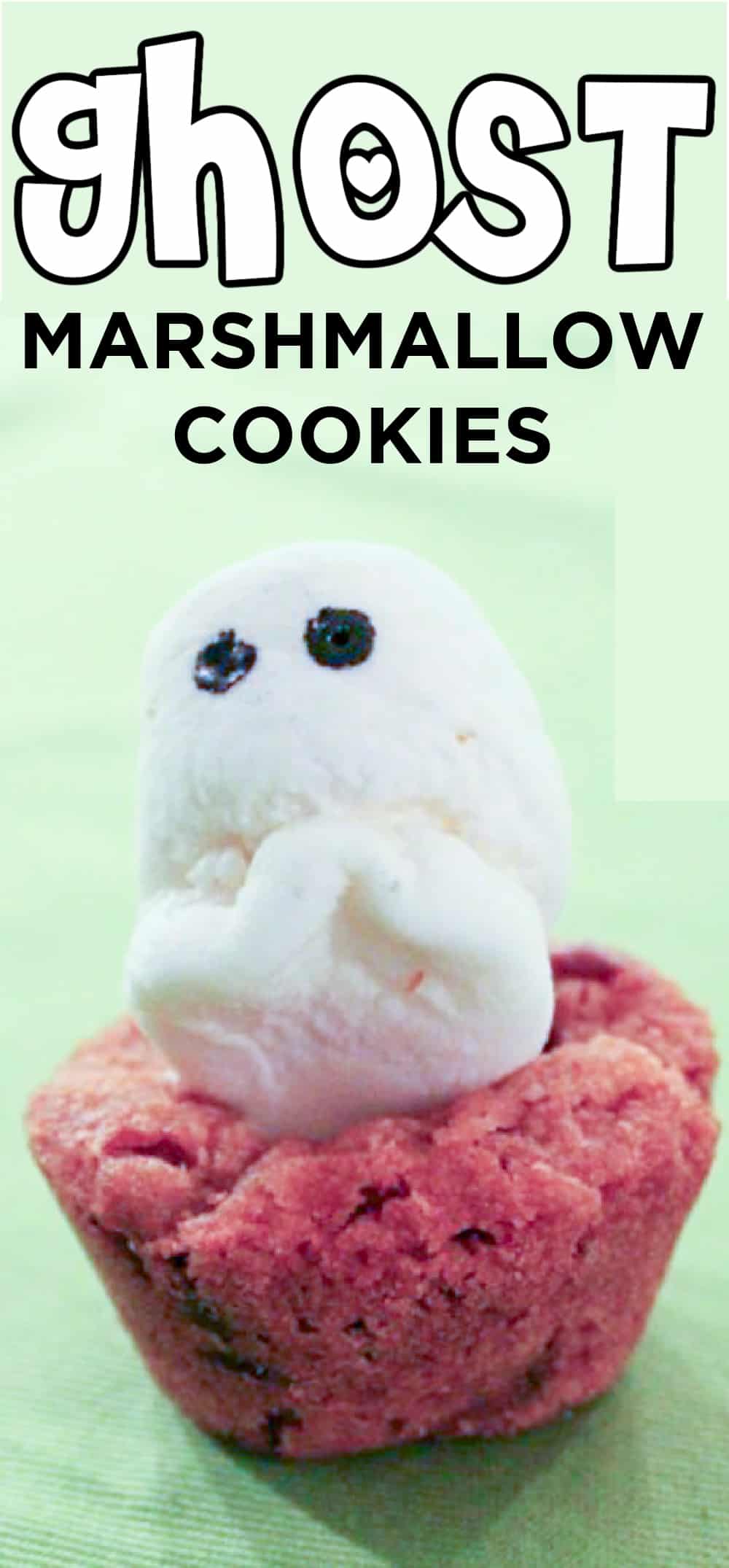 Halloween Ghost Marshmallow Cookies