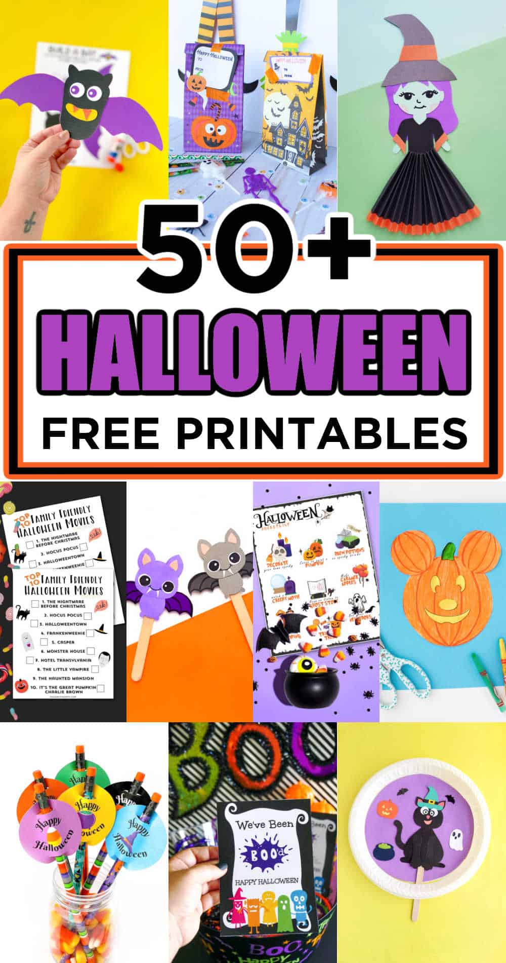 50+ Halloween Free Printables - Made with HAPPY