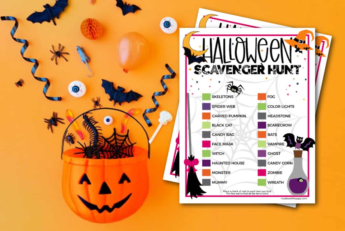 Halloween Scavenger Hunt Ideas