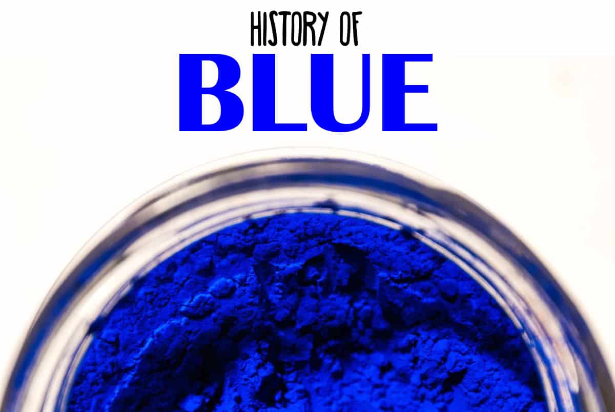 History of blue