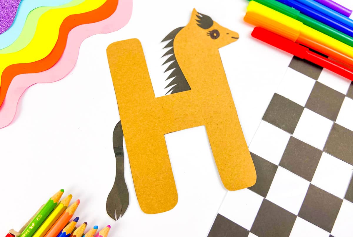 horse letter craft