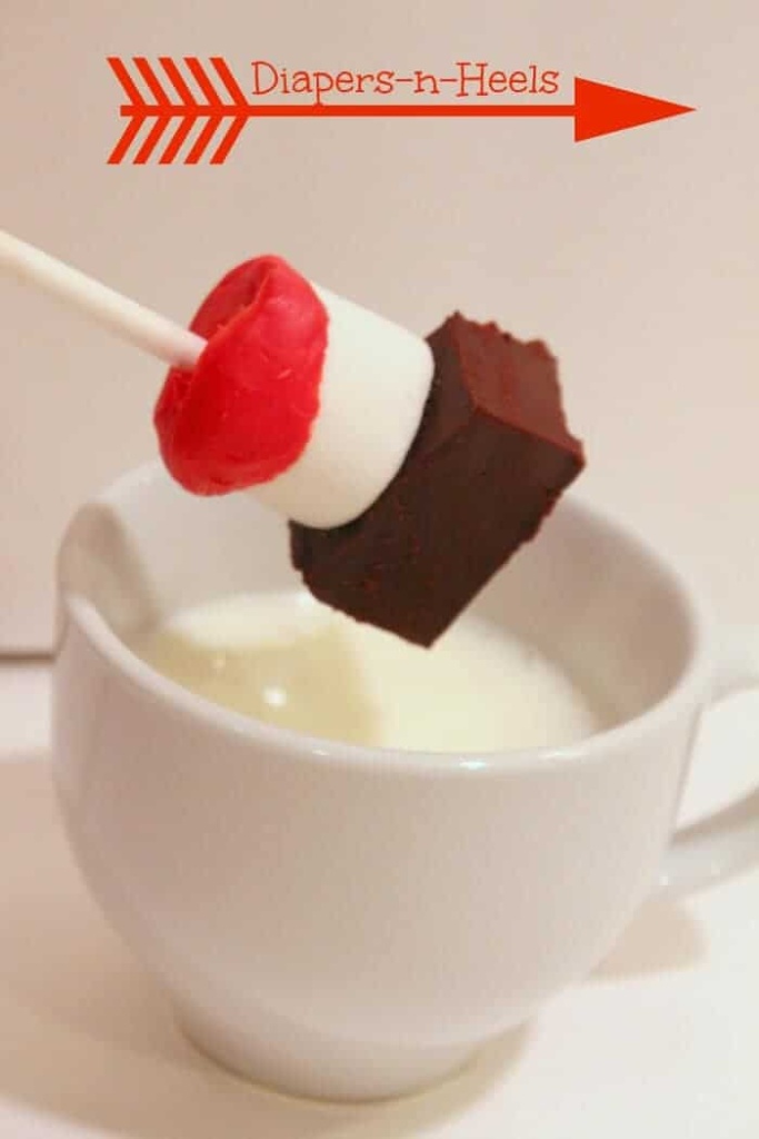 Hot Chocolate on a Stick - Valentines - Made with HAPPY