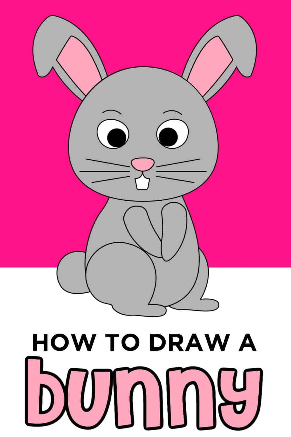 how to draw a cute bunny