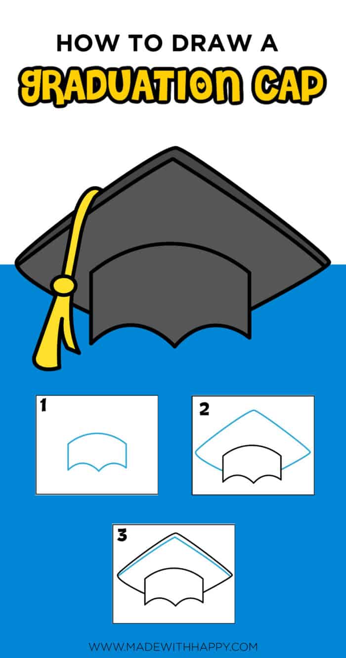 How to Draw a Cap for Graduation