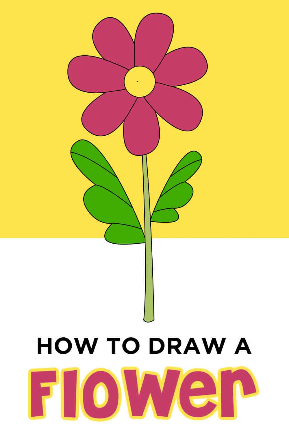 How to Draw a Flower Easy