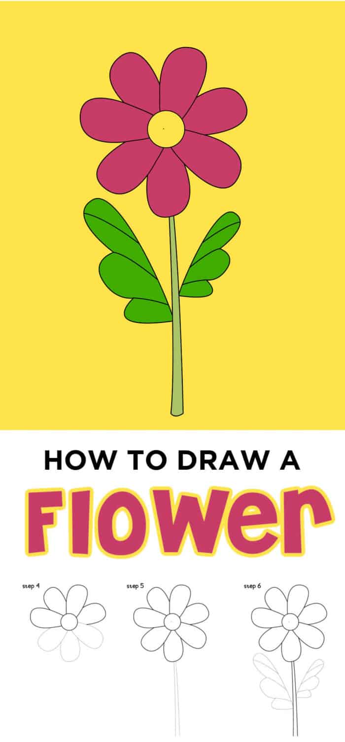 How to Draw an Easy Flower