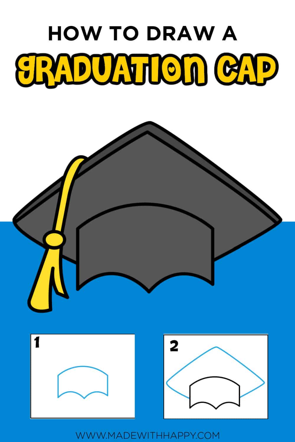 How to Draw a Graduation Cap Easy