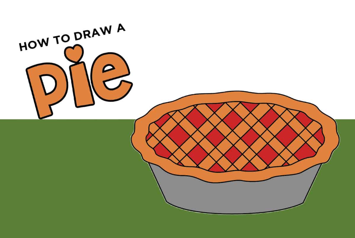 how to draw a pie