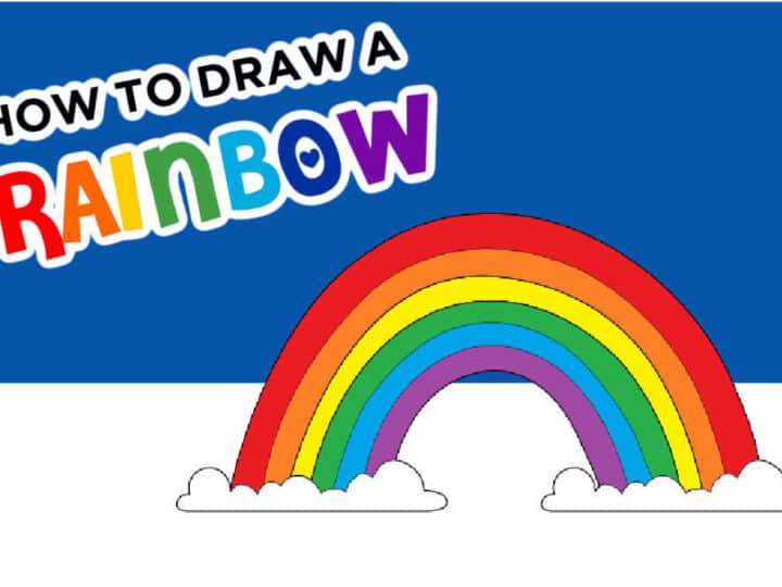How to Draw a Rainbow For Kids